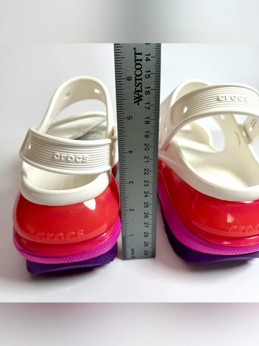 CROCS chunky platform